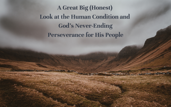 A Great Big (Honest) Look at the Human Condition and God’s Never-Ending Perseverance for His People